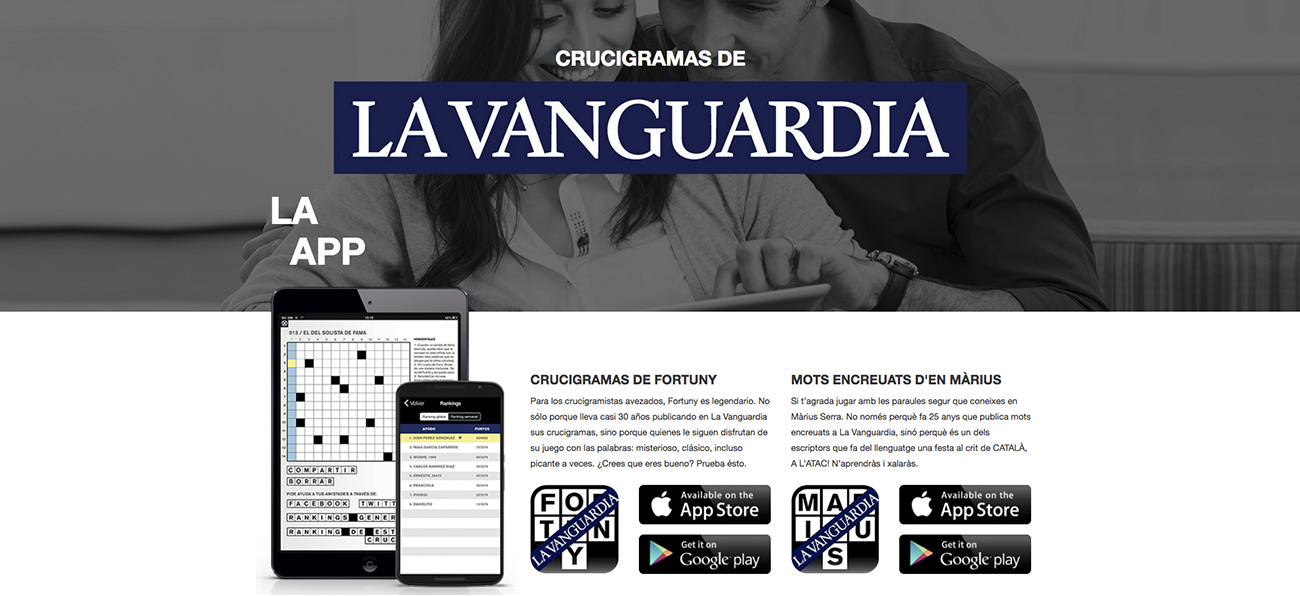 App Crucigramas La Vanguardia