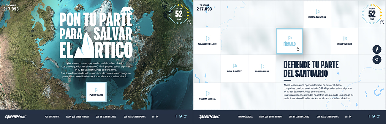 Campaña Greenpeace - Salvar el Ártico