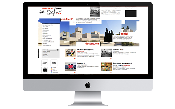 Web Fundació Joan Miró